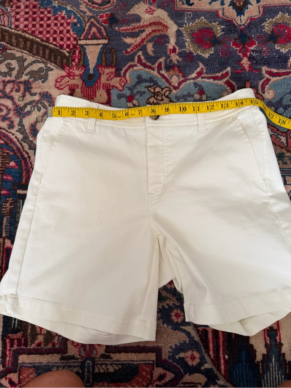 Market & Spruce White Cotton Bermuda Shorts Womens size 8 - Picture 3 of 6